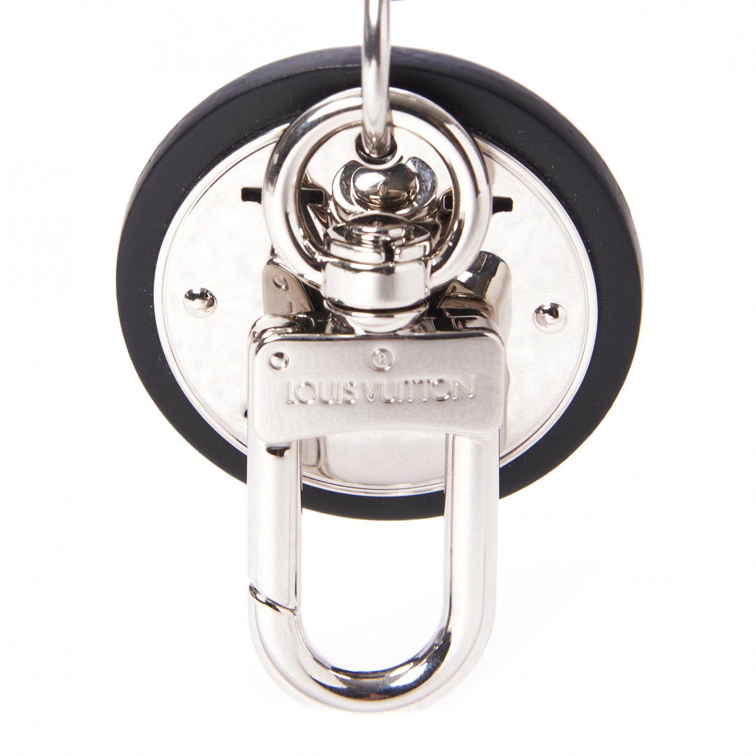 Louis Vuitton LV Cut Circle Key Holder Silver 3 of 3