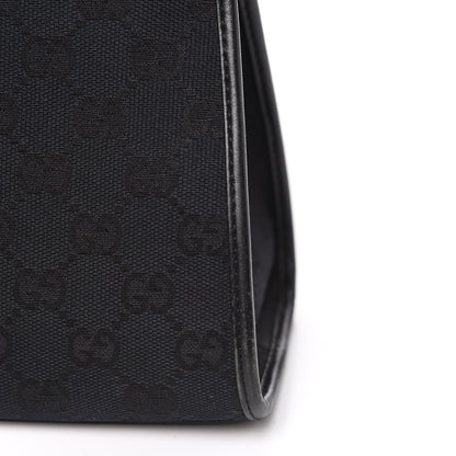 Gucci Monogram Bardot Shoulder Bag Black 12 of 14