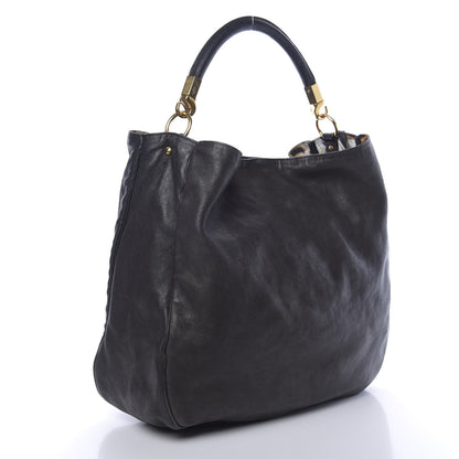 Saint Laurent Sheepskin Large Roady Hobo Black Leopard 3 of 10