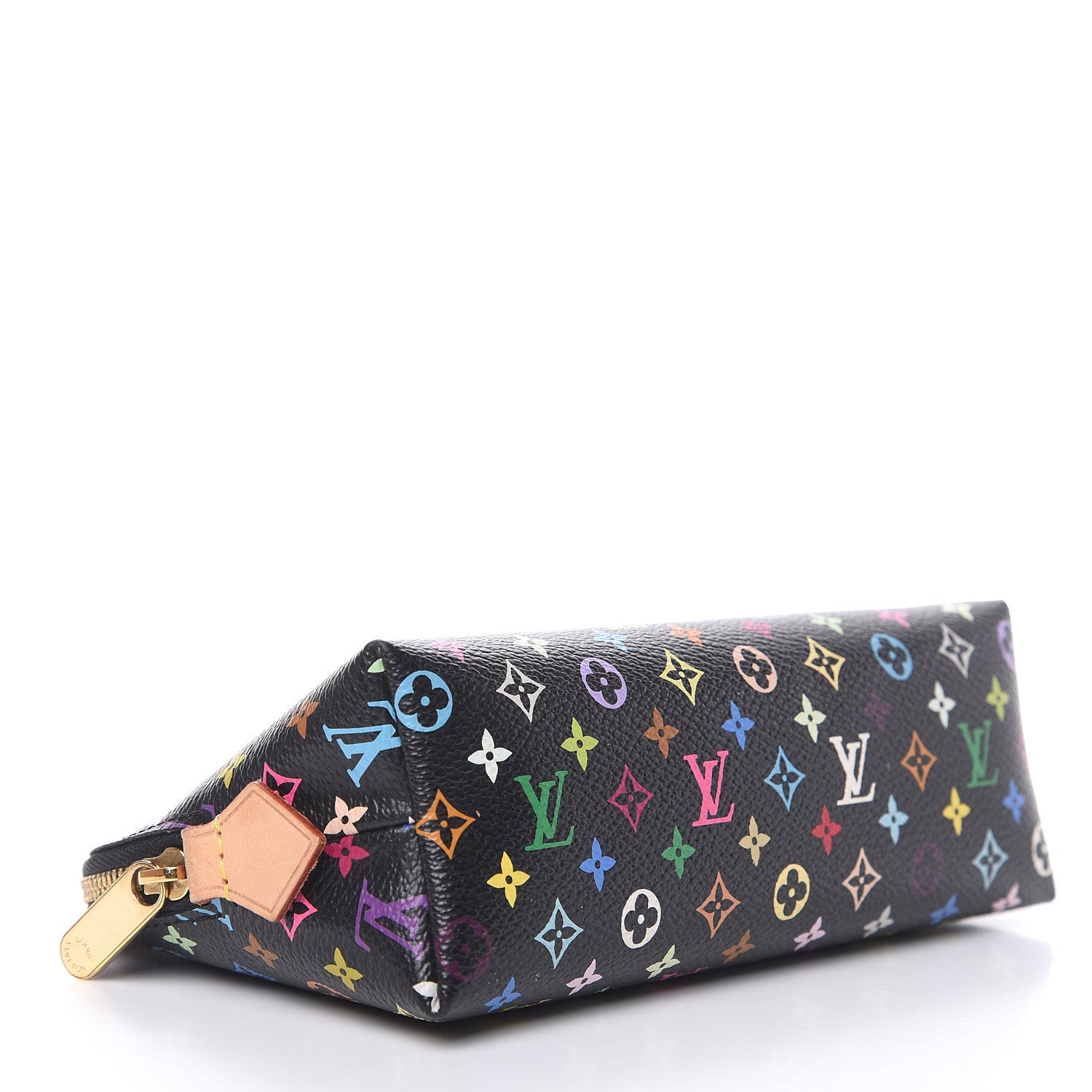 Louis Vuitton Monogram Multicolor Cosmetic Pouch Black Grenade 4 of 9