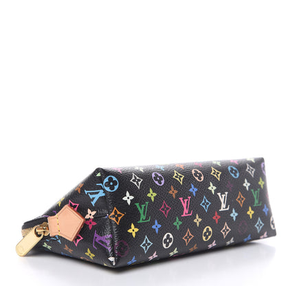 Louis Vuitton Monogram Multicolor Cosmetic Pouch Black Grenade 4 of 9