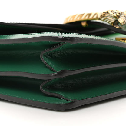 Gucci Azalea Calfskin Enamel Small Dionysus Shoulder Bag New Shamarock Emerald Off White 9 of 10