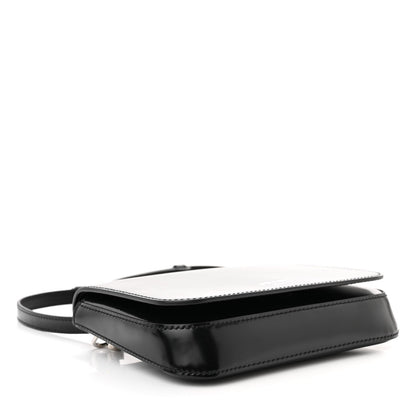 Prada Spazzolato Mini Flap Bag With Strap Black 4 of 11