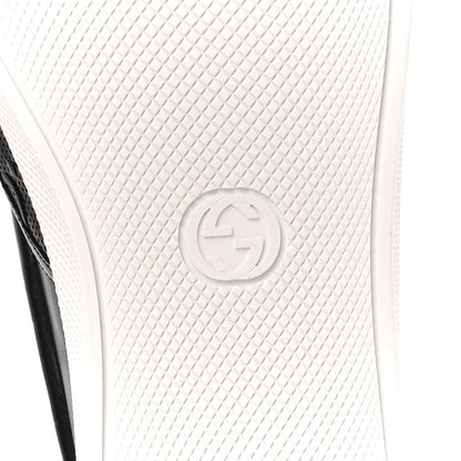 Gucci Calfskin GG Tennis Embossed Mens Dublin Slip On Sneakers 12 Black 6 of 11