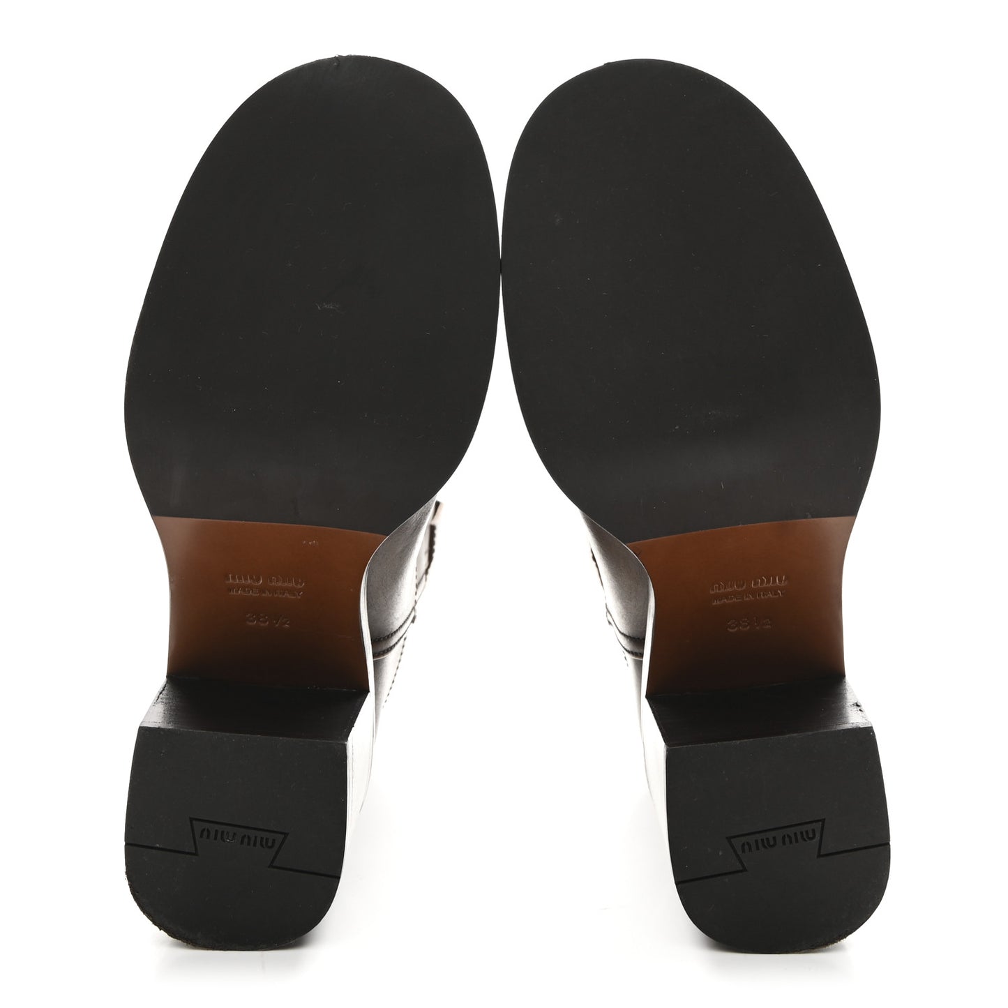 Vitello Fume Moto Booties 38.5 Bruciato
