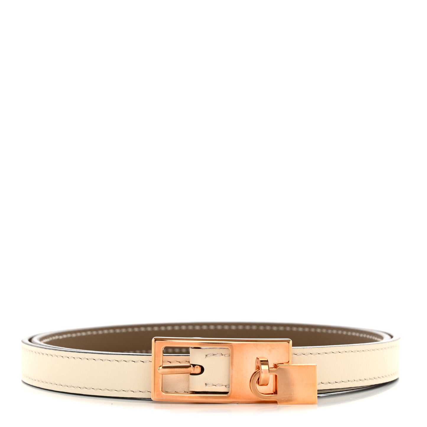 Epsom Swift 13mm Lucky 15 Belt 75 30 Etoupe White