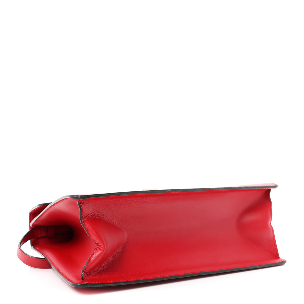 Gucci Calfskin Medium Sylvie Top Handle Bag Hibiscus Red 4 of 11