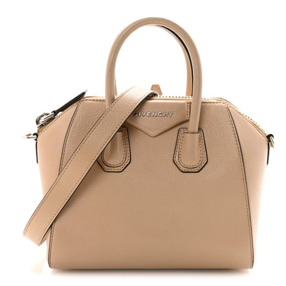 Givenchy Sugar Goatskin Mini Antigona Beige Camel 1 of 10