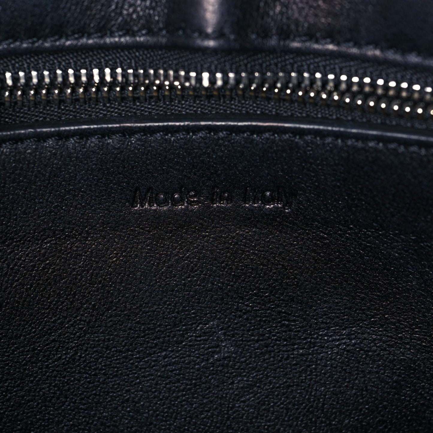 Pony Hair Medium Edge Shoulder Bag Ocean Blue