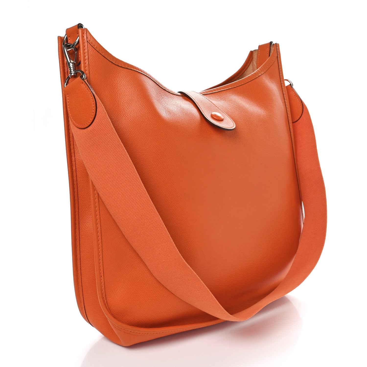 Hermes Epsom Evelyne GM Orange 3 of 10