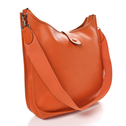 Hermes Epsom Evelyne GM Orange 3 of 10