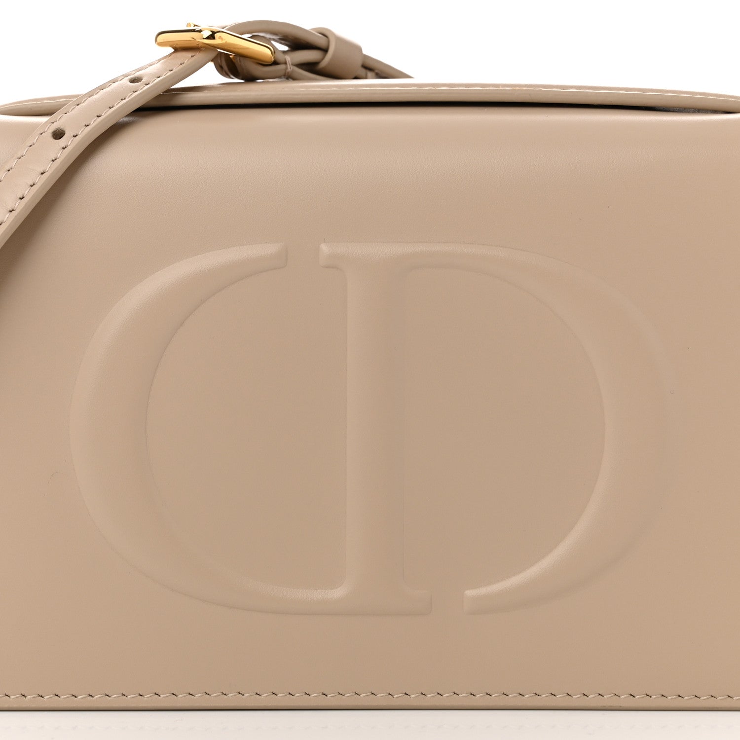 Christian Dior Calfskin CD Signature Clutch Caramel Beige 7 of 9