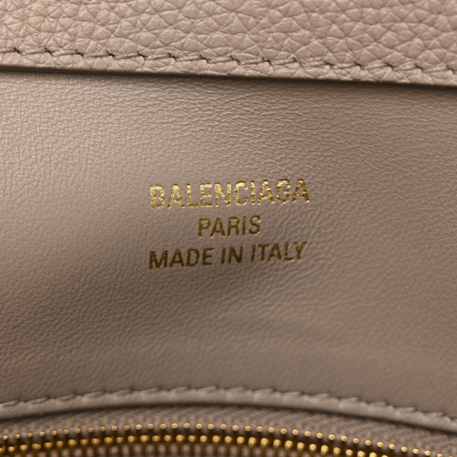 Balenciaga Grained Calfskin Small Rodeo Top Handle Handbag Sesame 6 of 13
