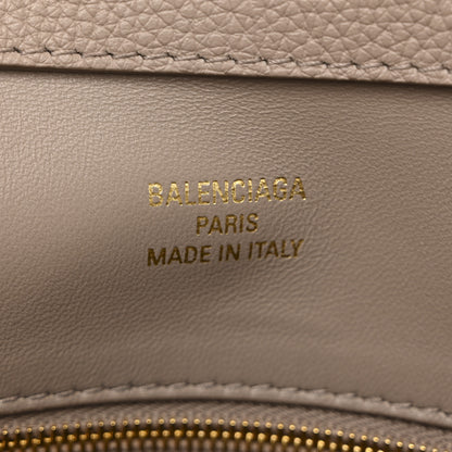 Balenciaga Grained Calfskin Small Rodeo Top Handle Handbag Sesame 6 of 13