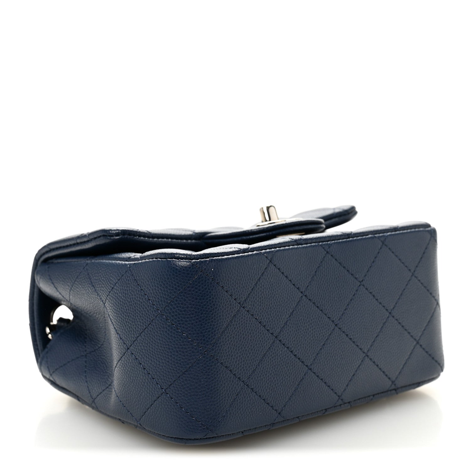 Chanel Caviar Quilted Mini Square Flap Navy 4 of 11