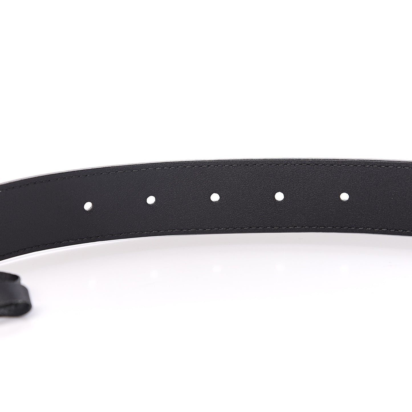 Moon Calfskin Double G 30mm Belt 70 28 Black
