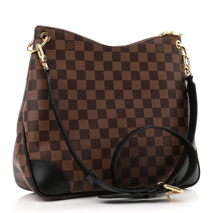 Louis Vuitton Damier Ebene Odeon MM Black 2 of 8