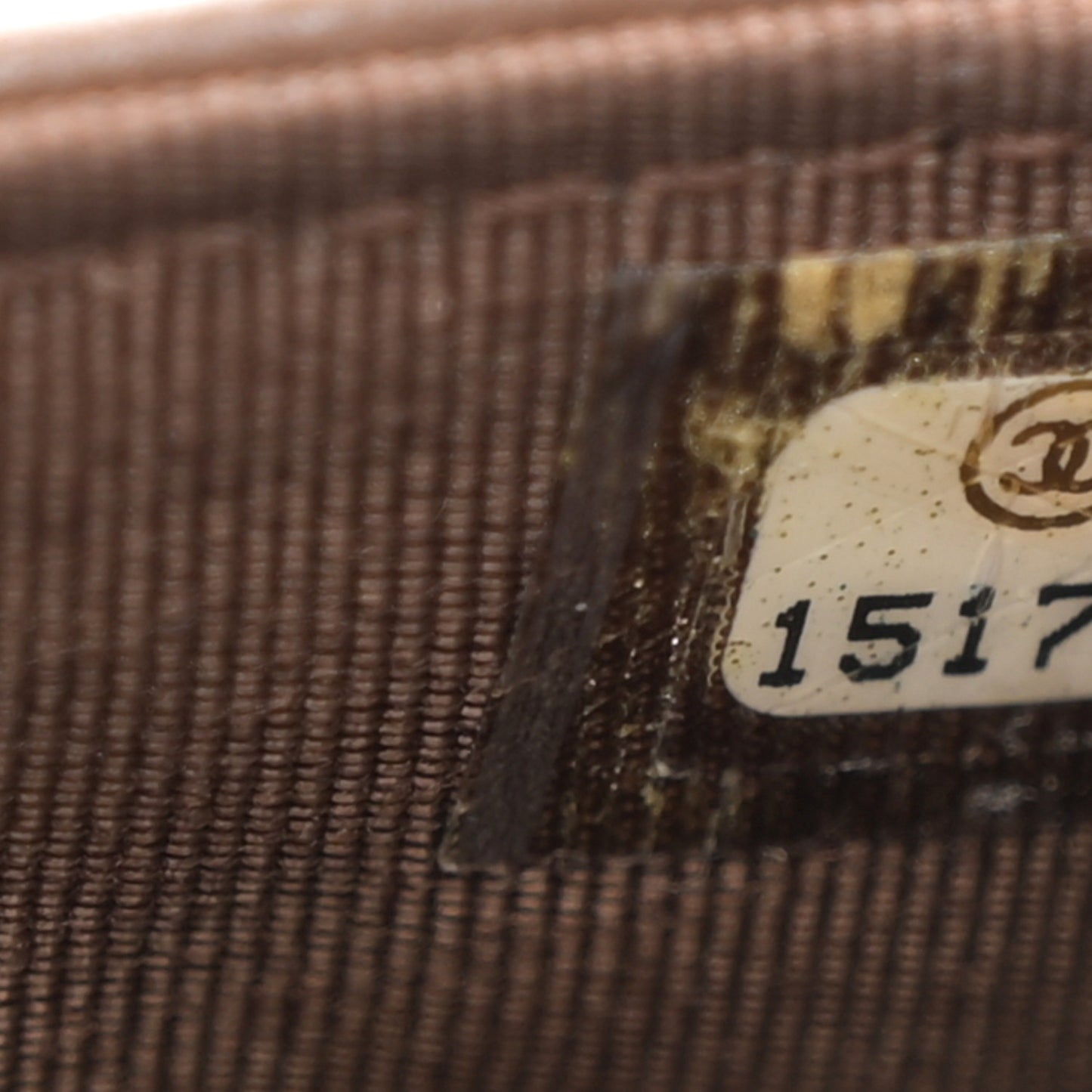 Caviar Quilted Wallet on Chain WOC Brown