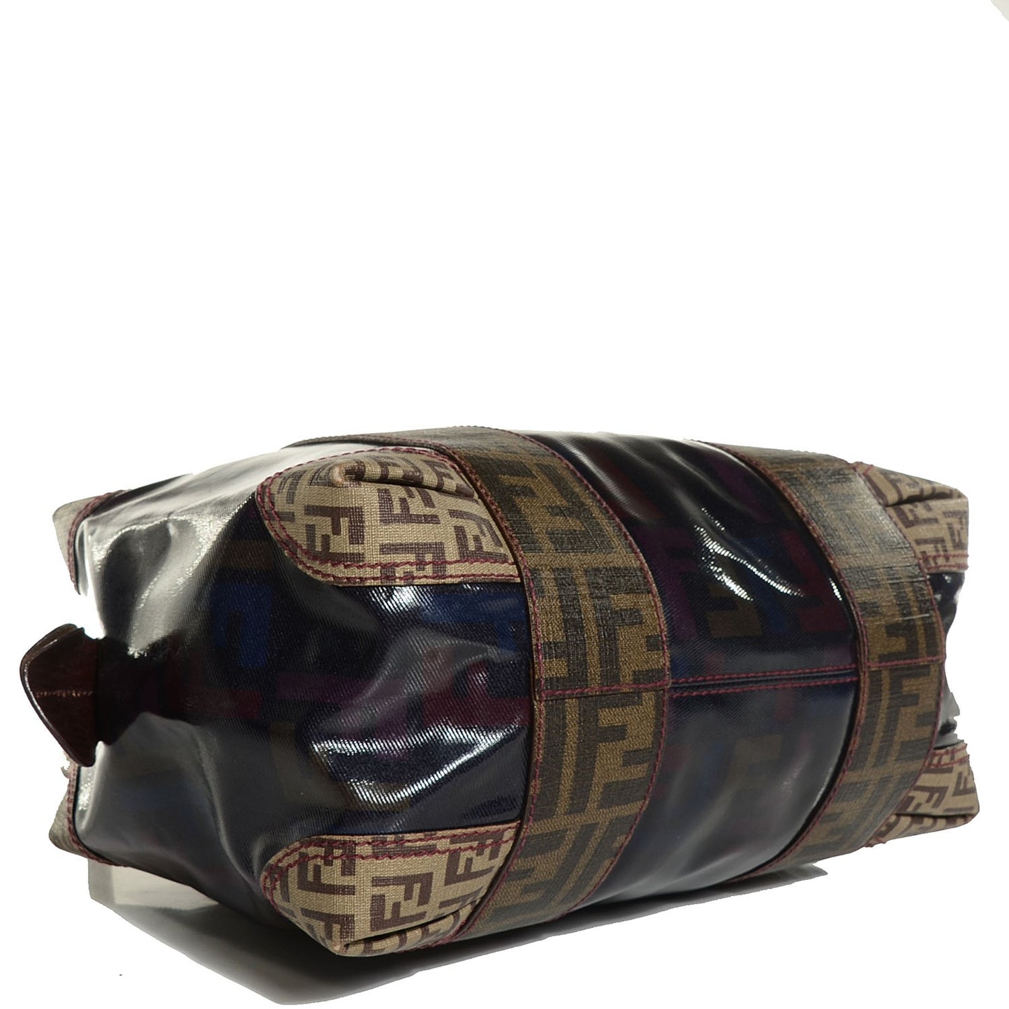 Patent Zucca Zucchino Spalmati Small B Mix Tote Multicolor
