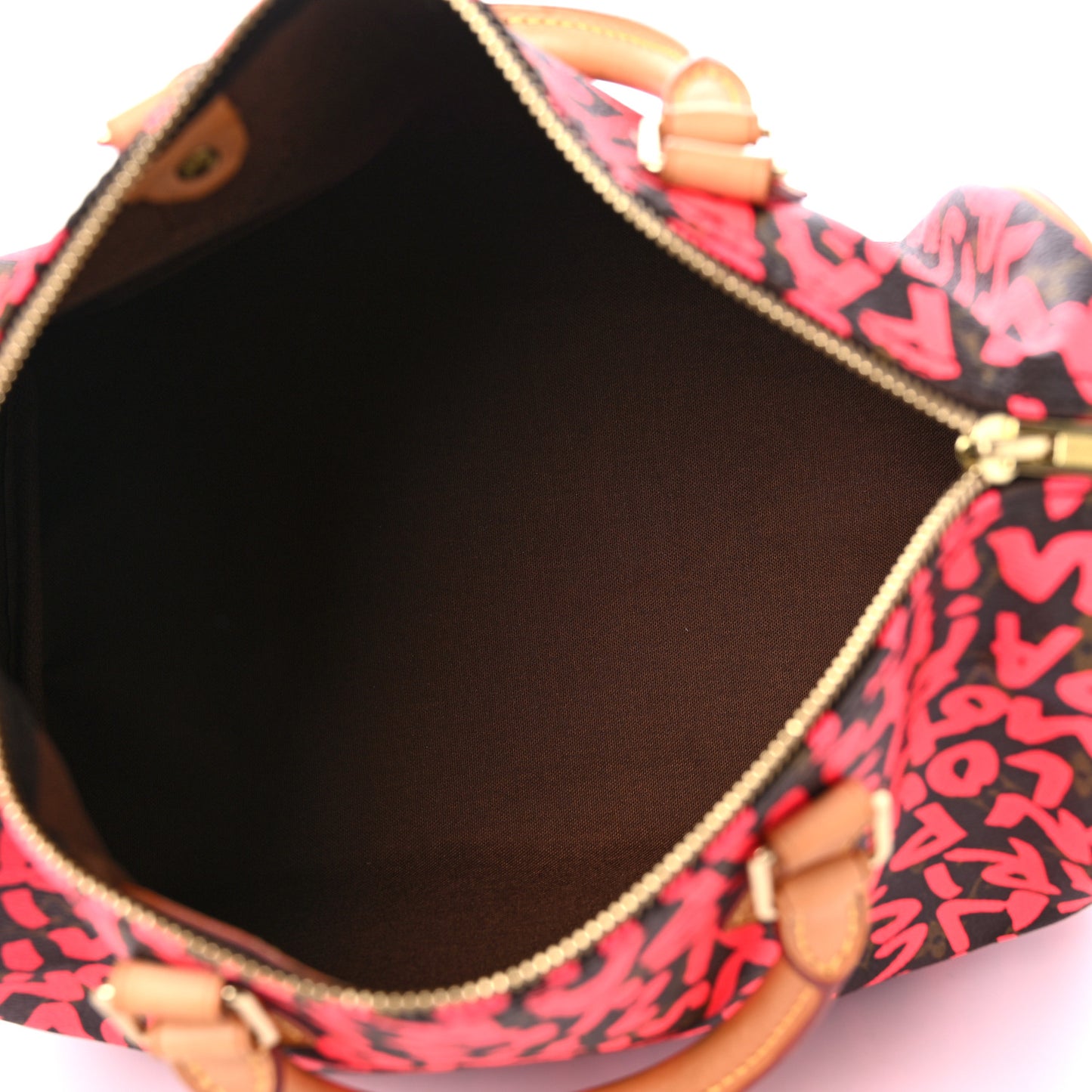 Monogram Graffiti Speedy 30 Fuchsia
