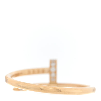 Cartier 18K Yellow Gold Diamond Juste Un Clou Paved Ring 56 7.5 3 of 6