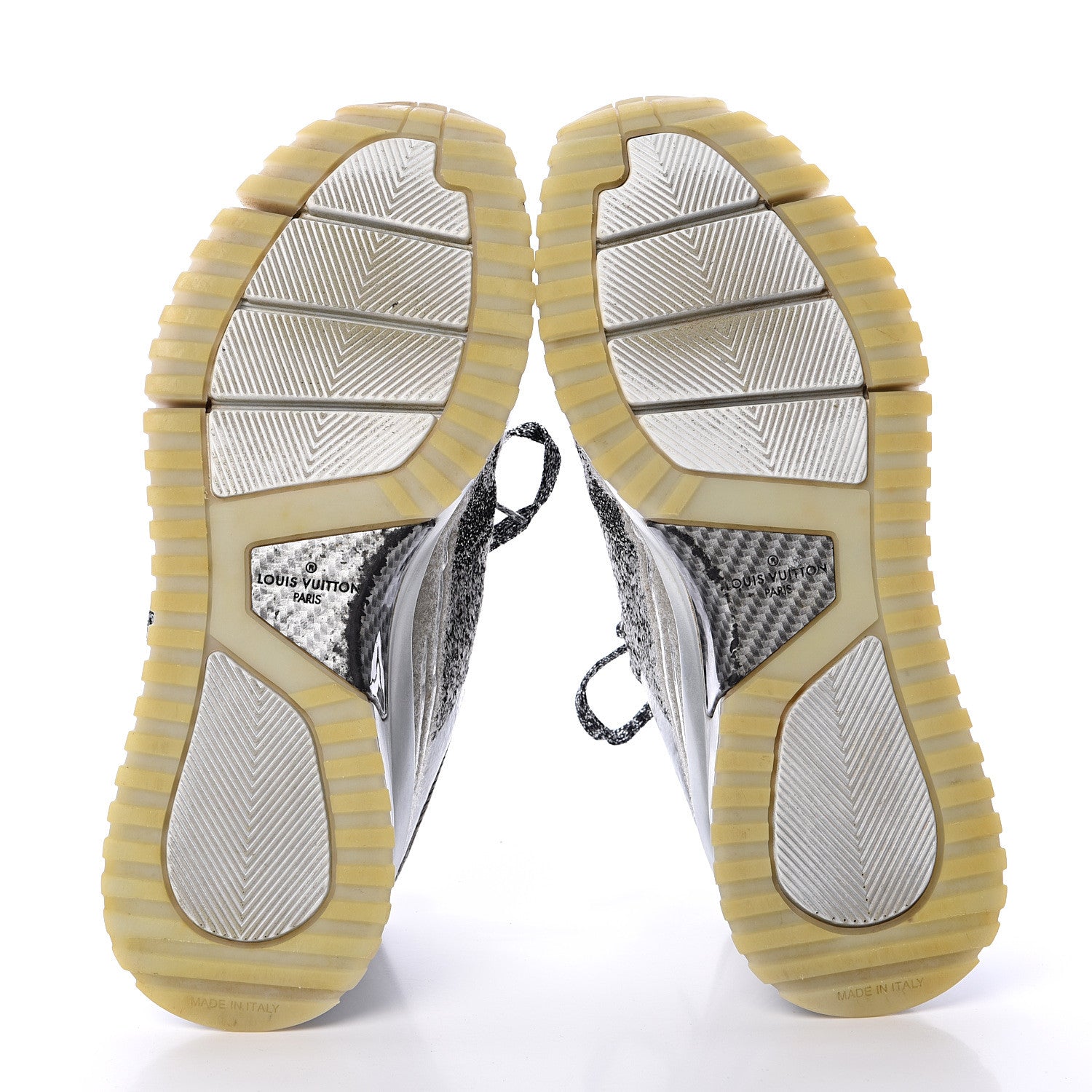 Louis Vuitton Technical Knit V.N.R Sneakers 8 Silver 5 of 16