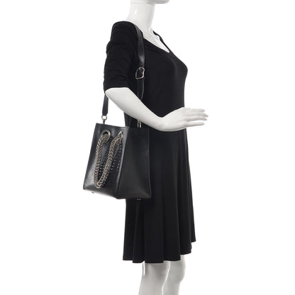 Alexander Wang Smooth Calfskin Genesis Box Chain Bag Black 5 of 9