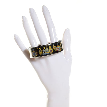 Hermes Enamel Printed Wide Flacons Bracelet 70 2 of 5
