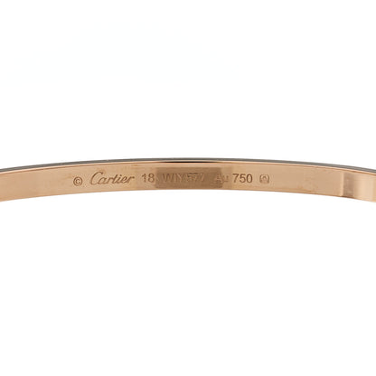 Cartier 18K Pink Gold Small LOVE Bracelet 18 4 of 9