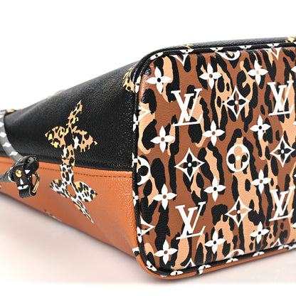 Louis Vuitton Monogram Giant Jungle Neverfull MM Black 9 of 10
