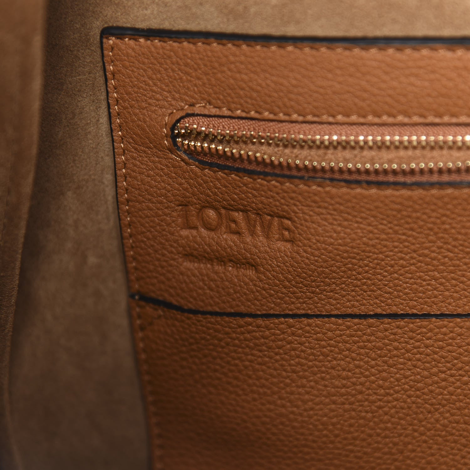 Loewe Calfskin Medium Flamenco Knot Bag Tan Light Caramel 6 of 11