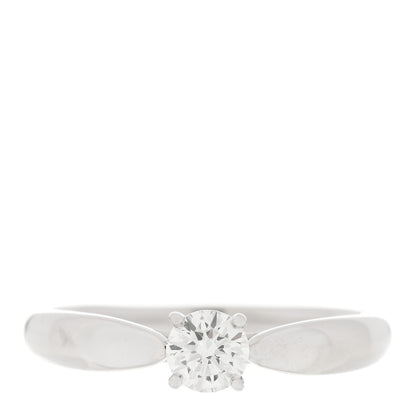 Tiffany Platinum Diamond .27ct Harmony Solitaire Engagement Ring 51 5.75 1 of 6