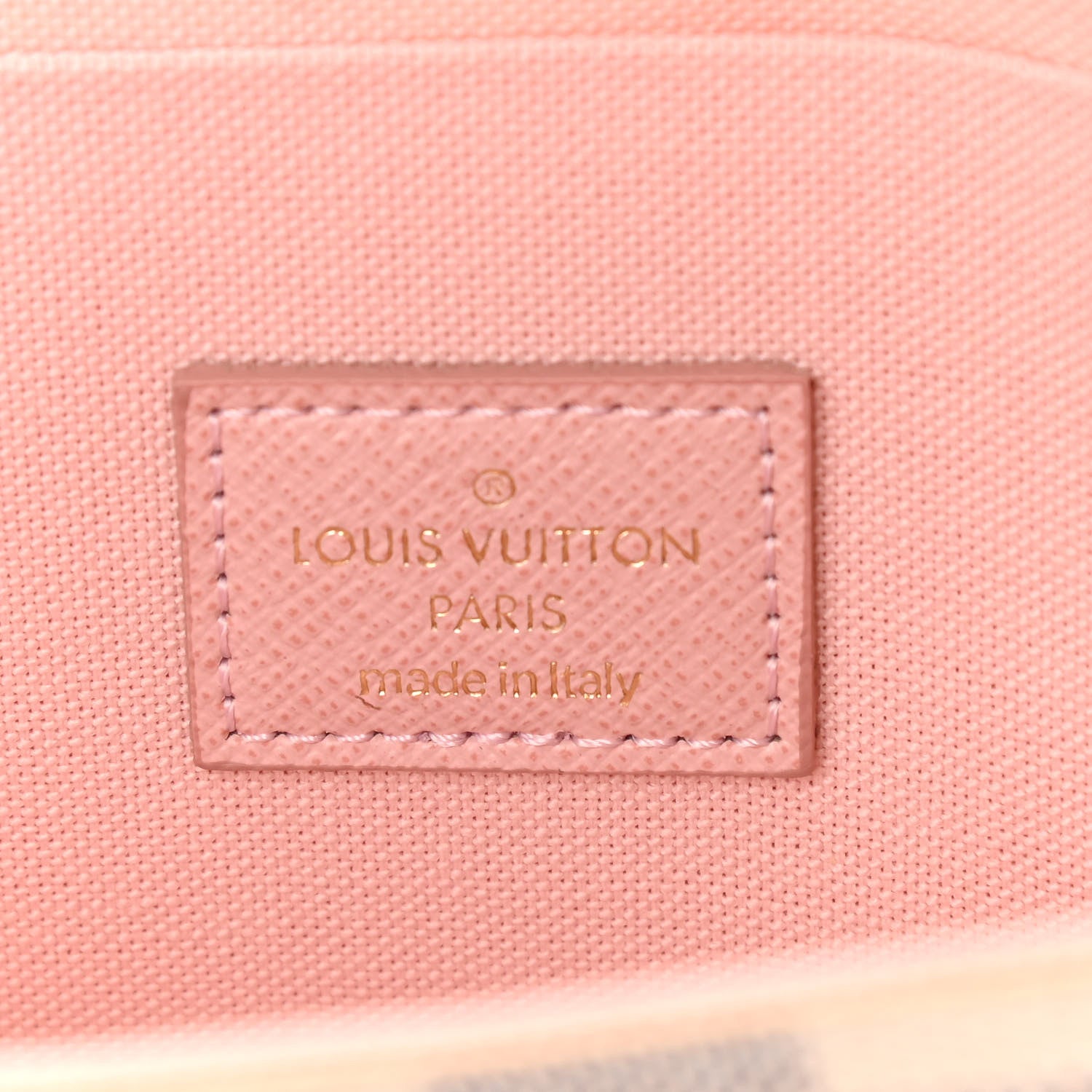 Louis Vuitton Damier Azur Pochette Felicie Chain Wallet Rose Ballerine 6 of 10