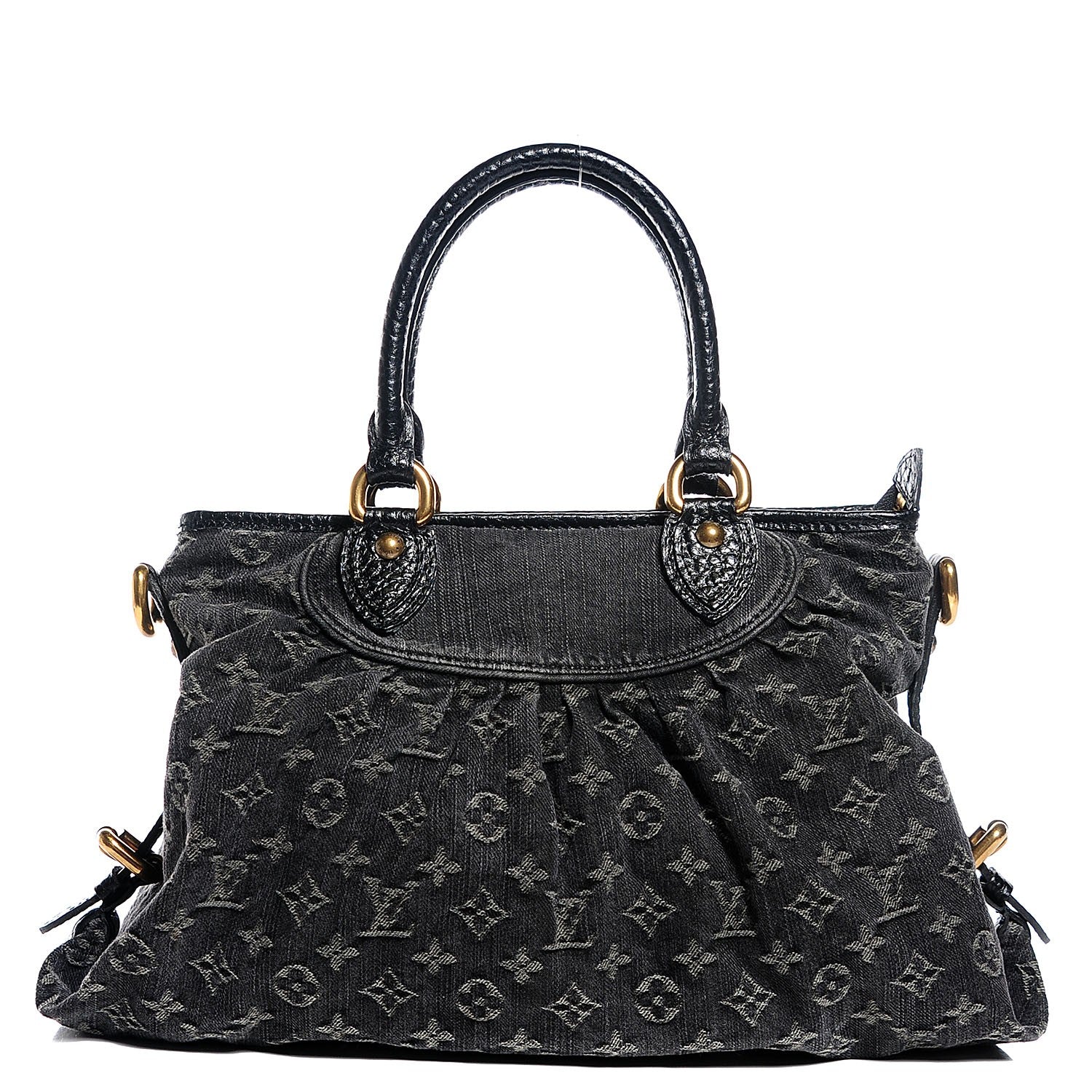 Louis Vuitton Denim Neo Cabby MM Black 1 of 7