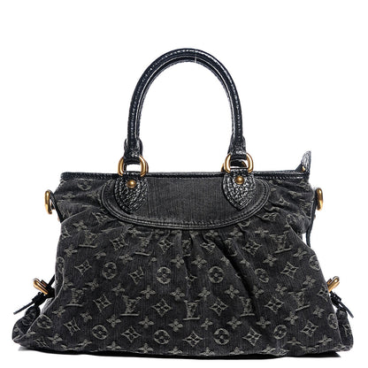 Louis Vuitton Denim Neo Cabby MM Black 1 of 7