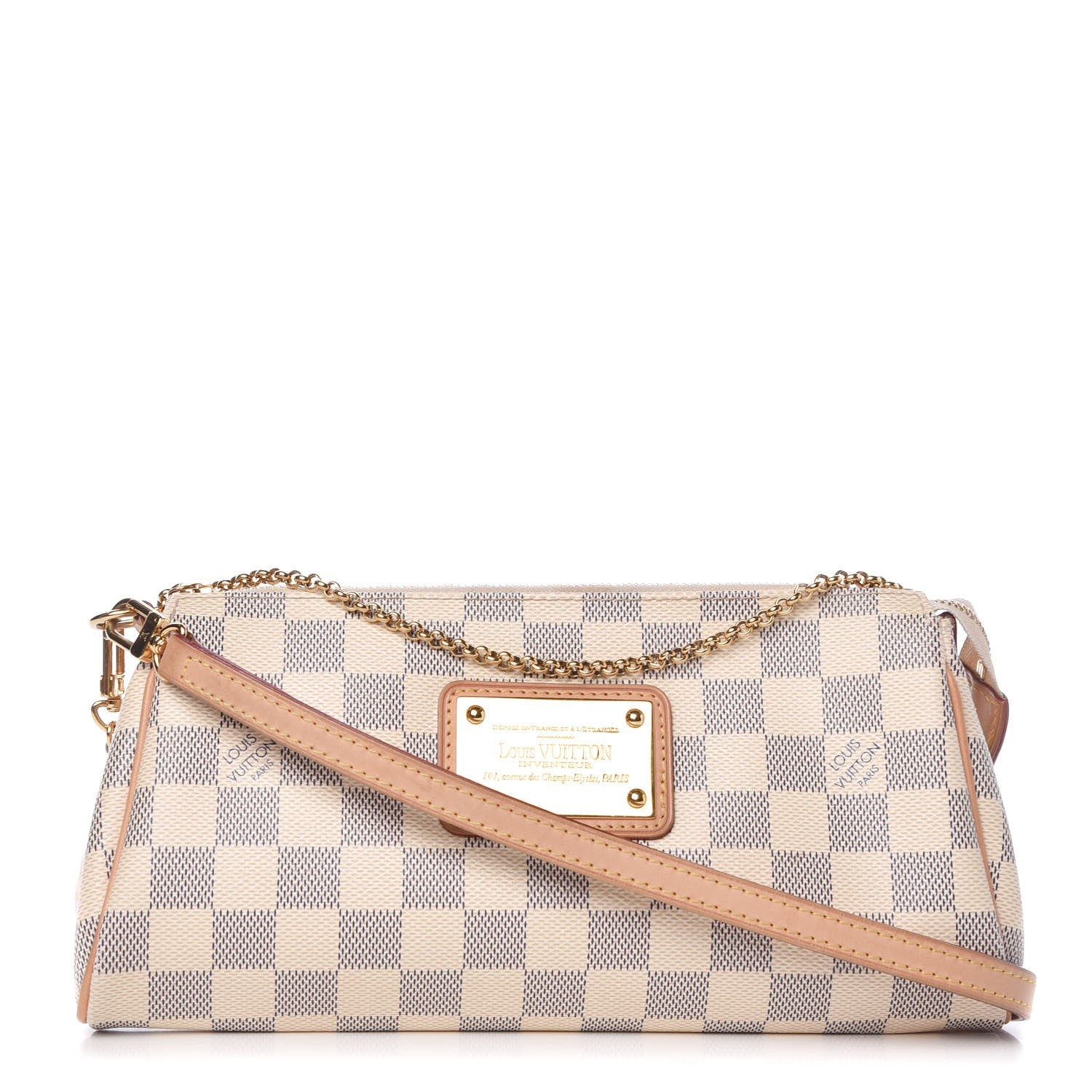 Louis Vuitton Damier Azur Eva Clutch 1 of 8