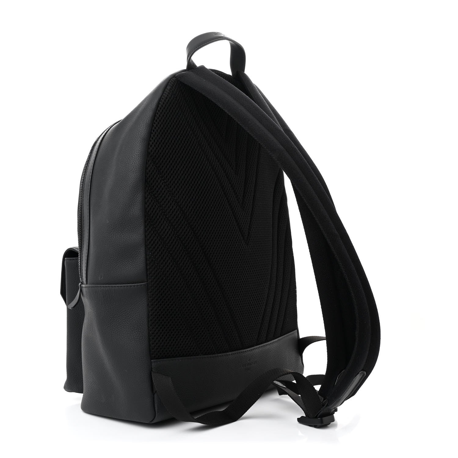 Louis Vuitton Grained Calfskin Aerogram Takeoff Backpack Black 3 of 9