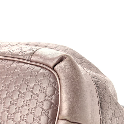 Gucci Metallic Microguccissima Medium Sukey Top Handle Bag Dark Cipria 14 of 15