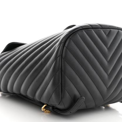 Chanel Calfskin Chevron Quilted Small Urban Spirit Backpack Black 10 of 15