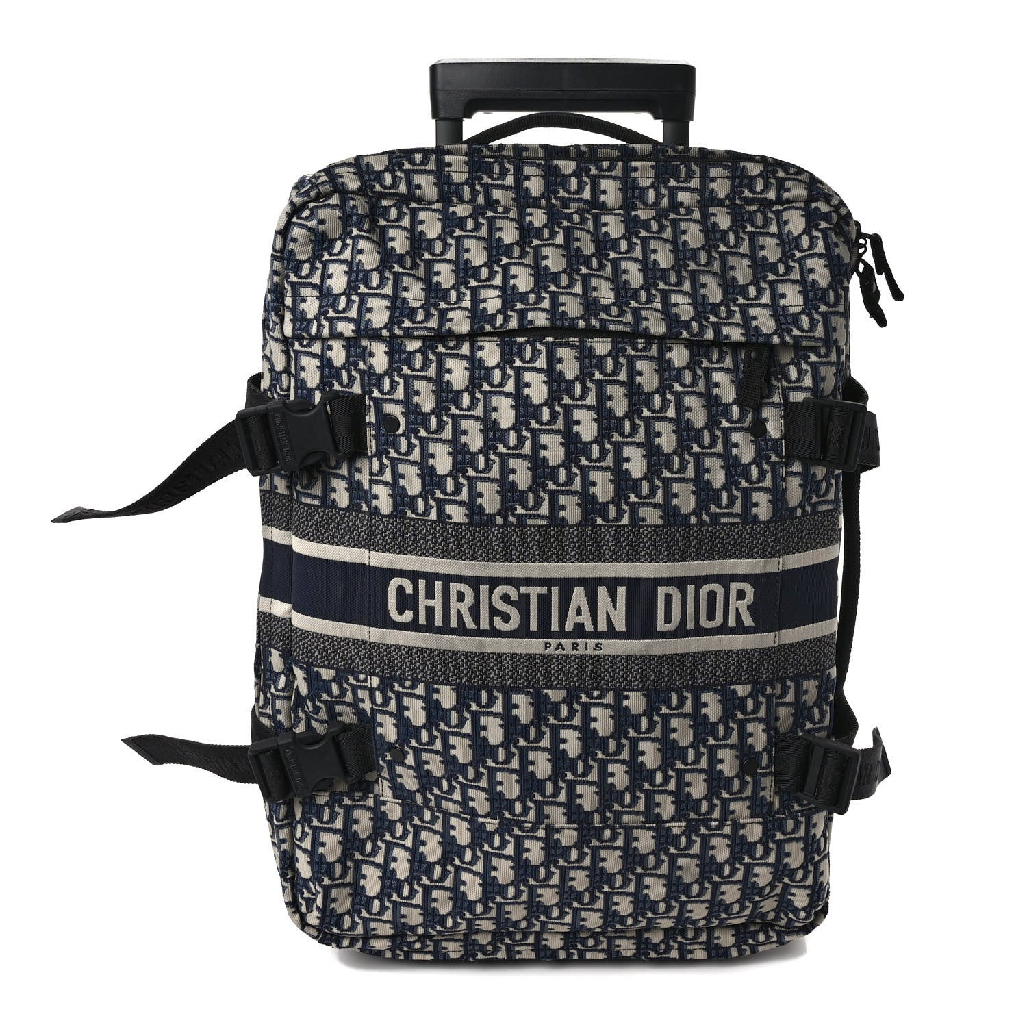 Christian Dior Oblique Small Diortravel Suitcase Blue 1 of 9