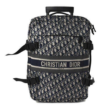 Christian Dior Oblique Small Diortravel Suitcase Blue 1 of 9