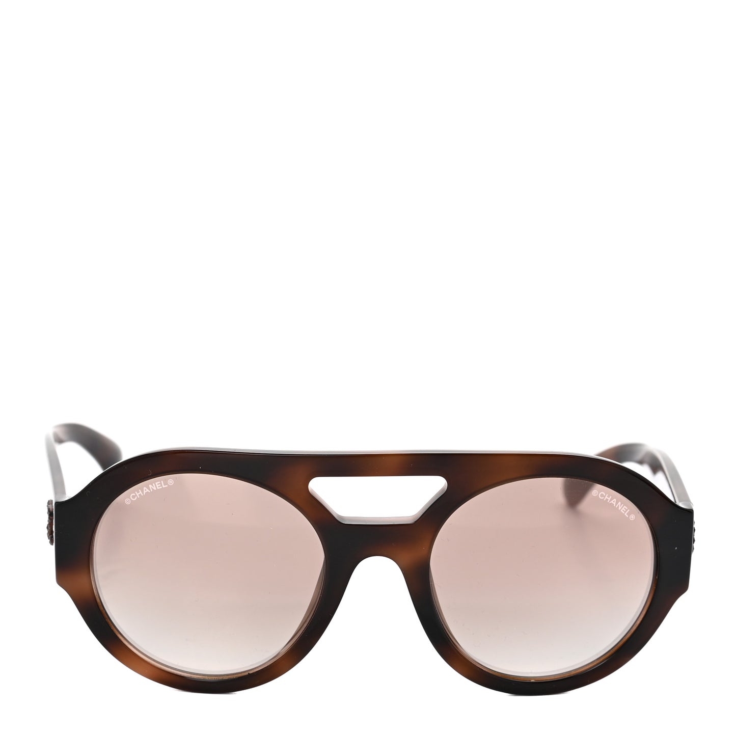 Resin Crystal Polarized Sunglasses 5419-B Tortoise