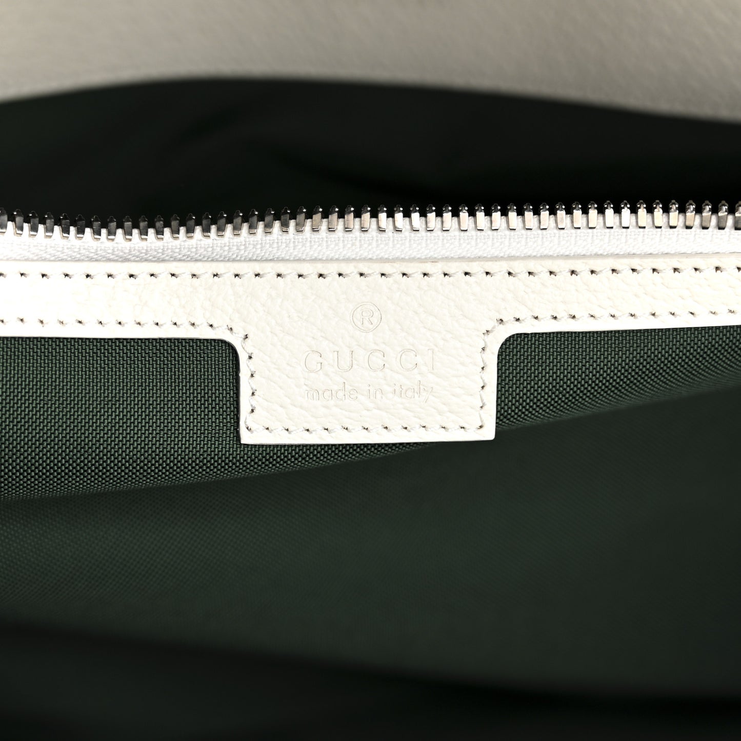 GG Monogram Medium Web Duffle Bag White