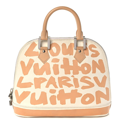 Louis Vuitton Graffiti Alma MM Peach 1 of 18