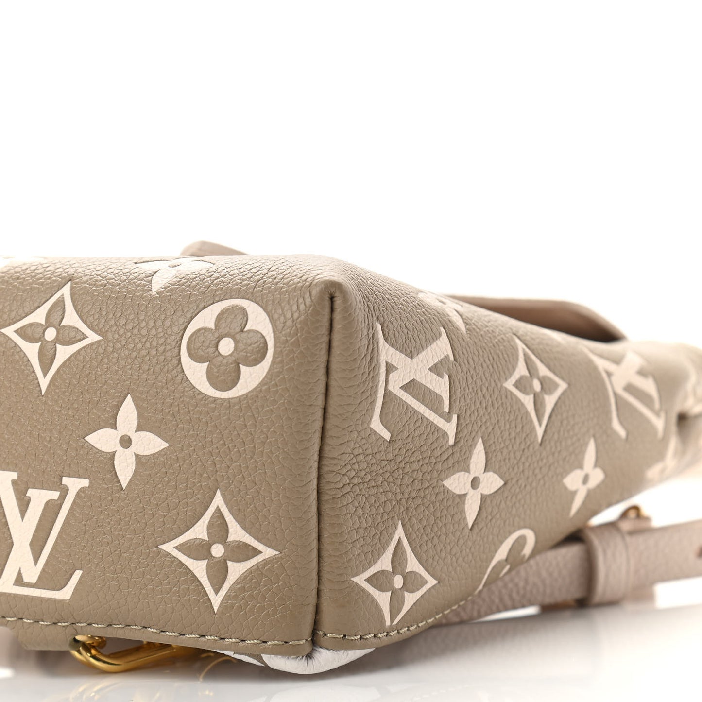 Empreinte Monogram Spring In The City Tiny Backpack Kaki Beige Cream