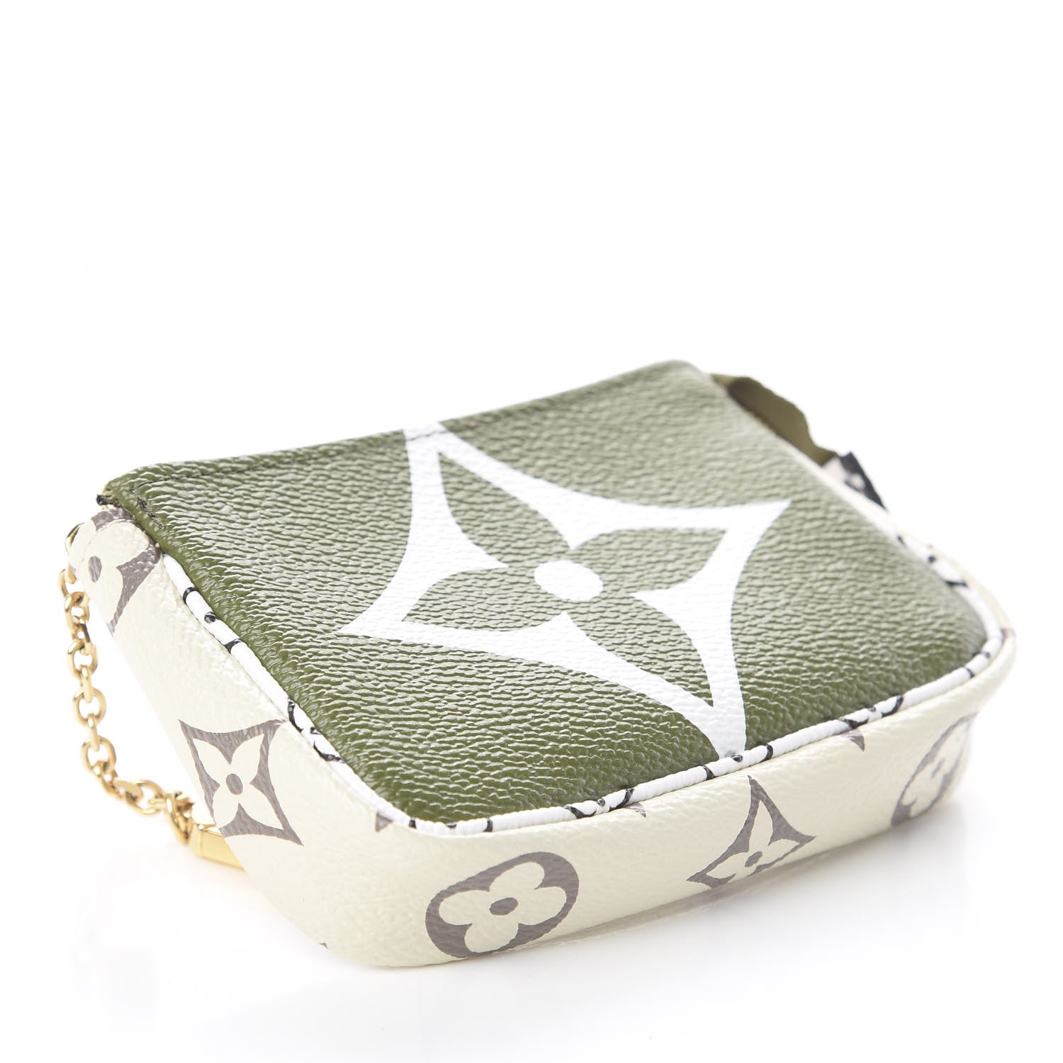 Louis Vuitton Monogram Giant Micro Pochette Accessories Kaki White 3 of 5