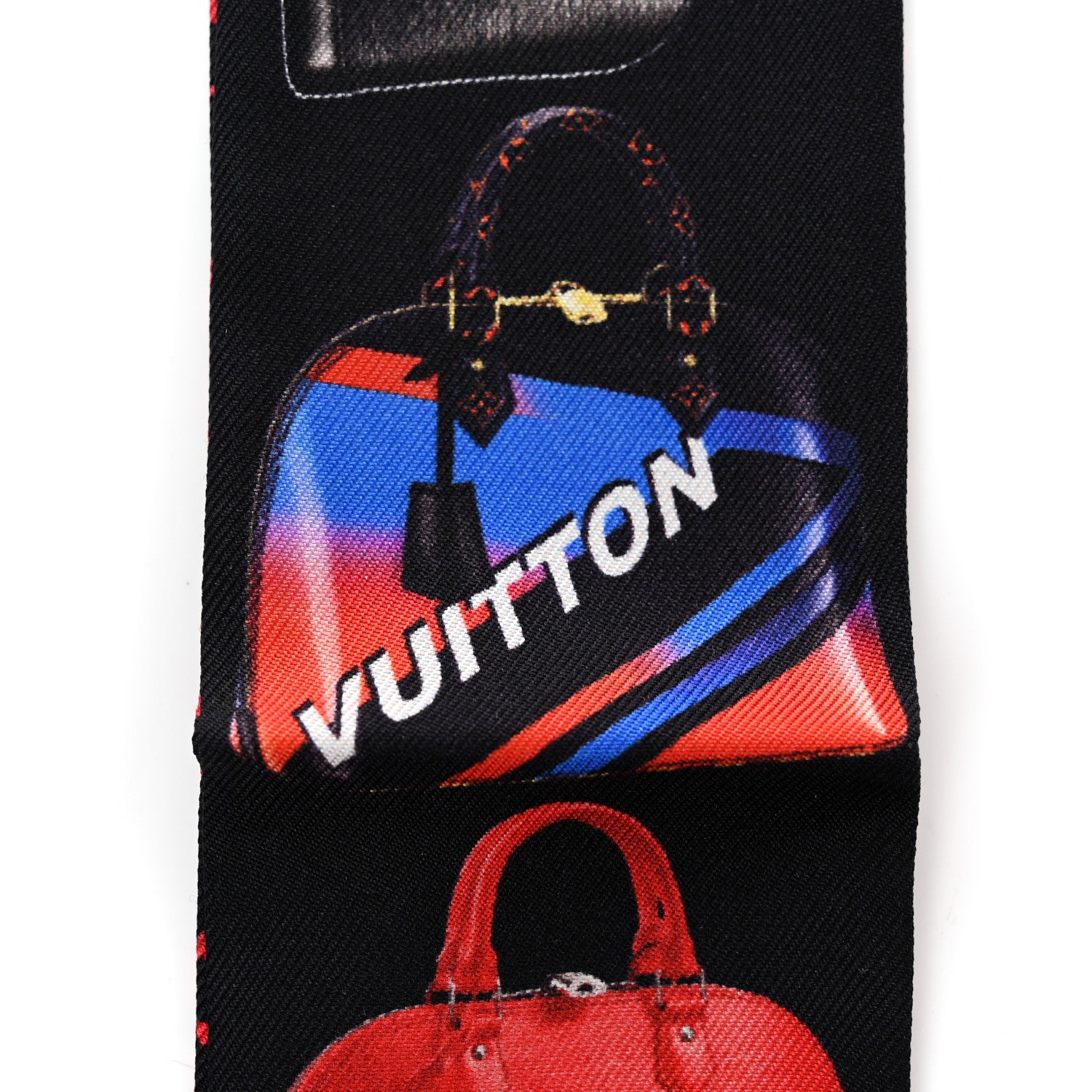 Louis Vuitton Silk Monogram Tribute To Alma BB Bandeau Black 3 of 4