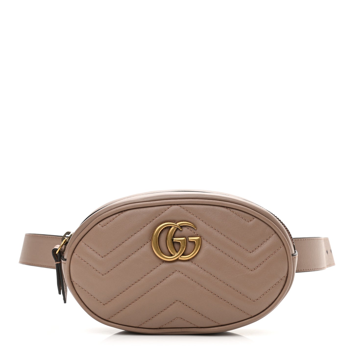 Calfskin Matelasse GG Marmont Belt Bag 85 34 Porcelain Rose