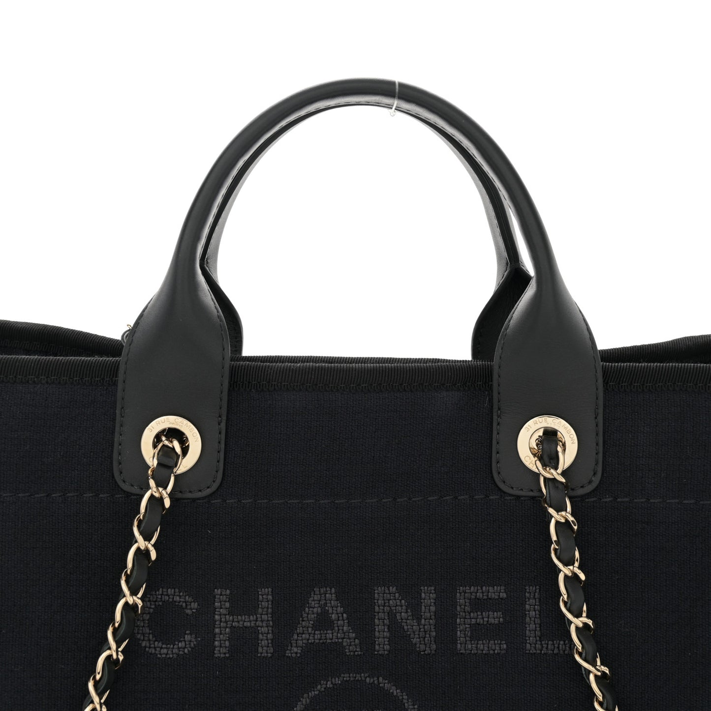 Mixed Fibers Small Deauville Tote Black