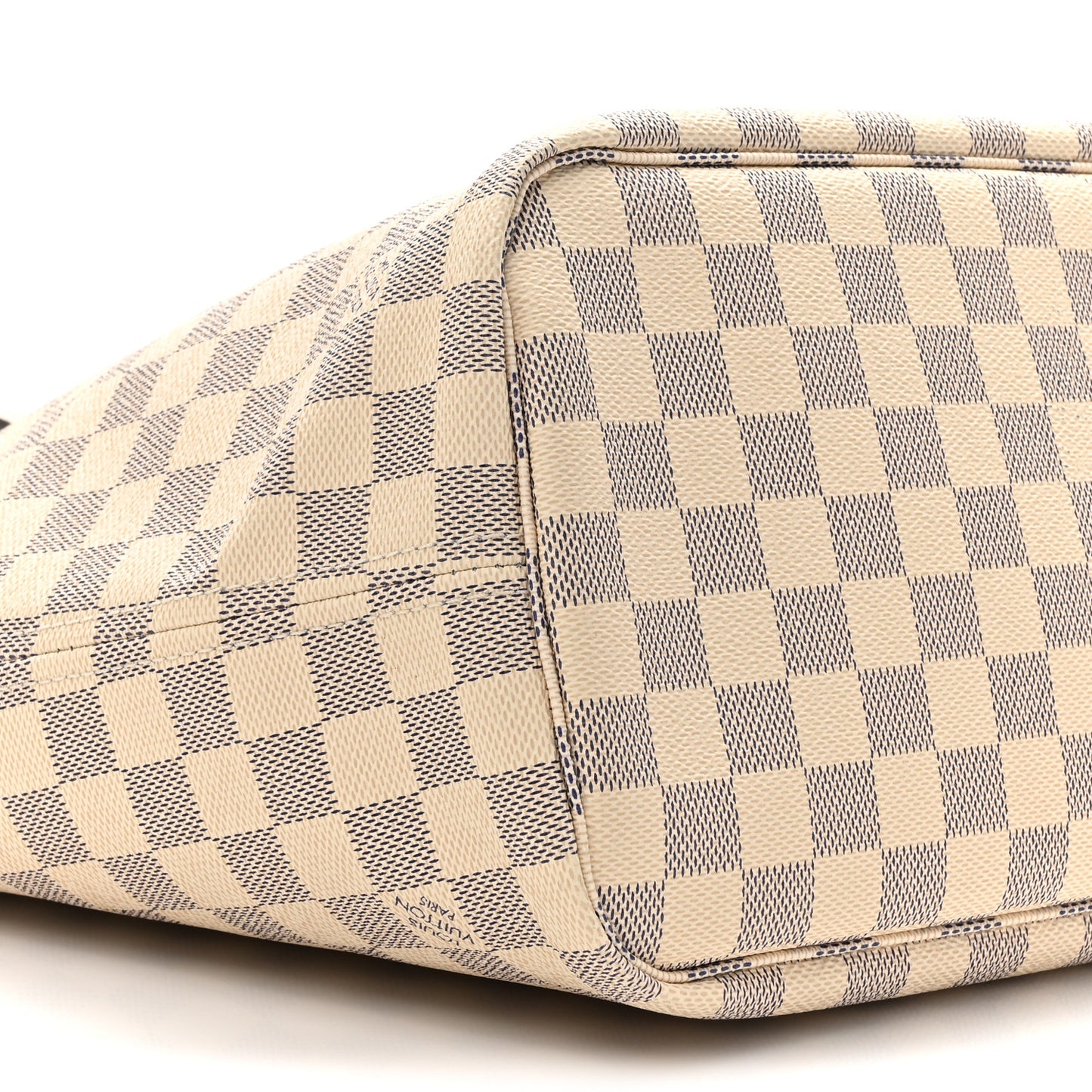 Damier Azur Braided Neverfull MM Pink